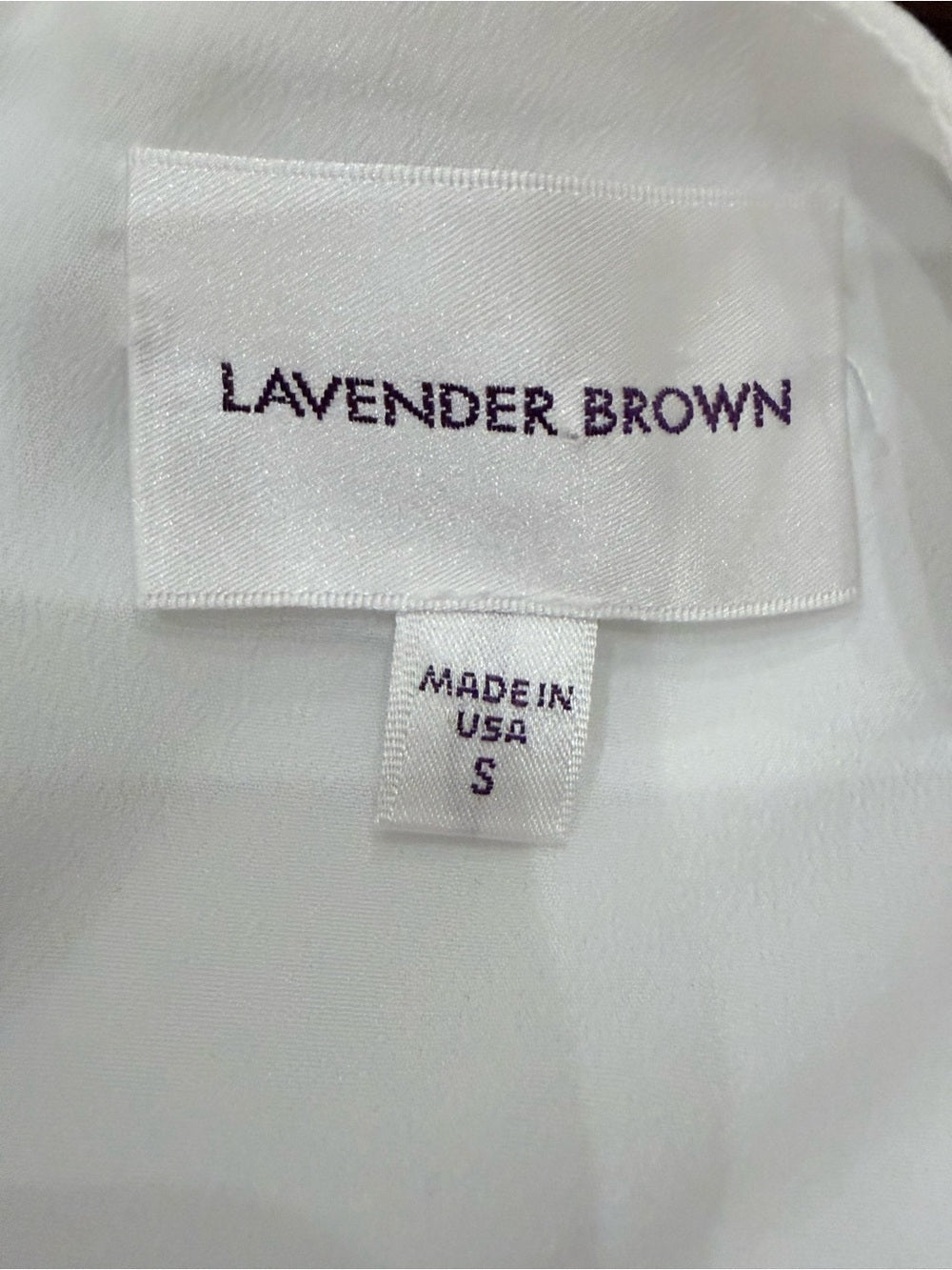 Lavender Brown White Kendra Romper (Brand New with Belt!)