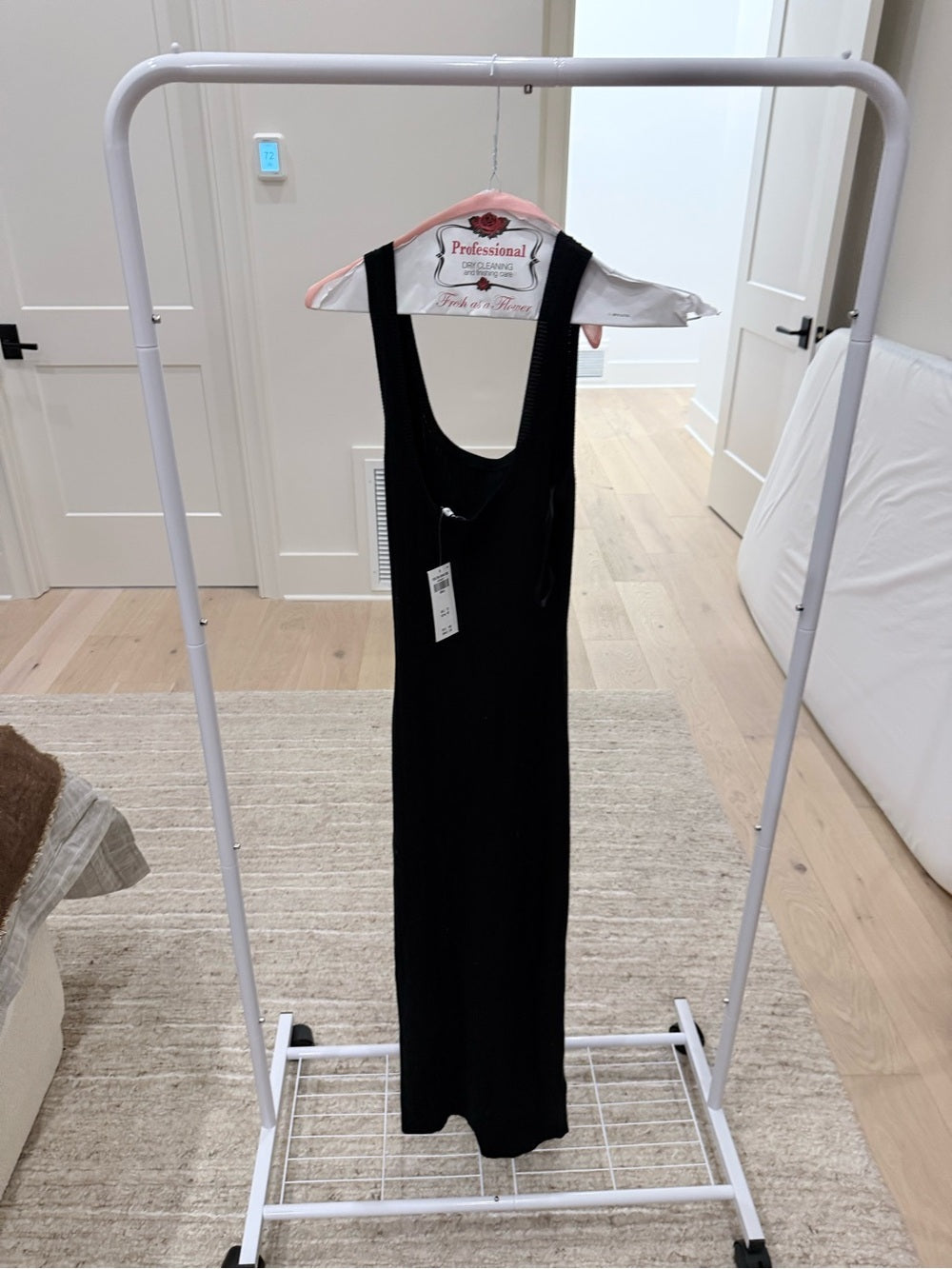 Abercrombie & Fitch Black Scoop-Back Maxi Dress